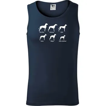 Chrt rasy - Tílko pánské Core - XL ( Námořní modrá (velmi tmavá - téměř černá) )