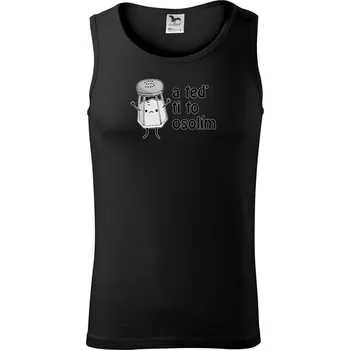 Pánské termoprádlo A teď ti to osolím - Tílko pánské Core - M ( Černá )