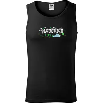 Řeka Ploučnice - Tílko pánské Core - 2XL ( Černá )