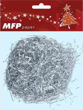 Vánoční ozdoba MFP 8885060 Andělské vlasy stříbrné 20 g