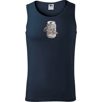 Cínová svatba 10 - Tílko pánské Core - XL ( Námořní modrá (velmi tmavá - téměř černá) )