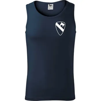 1st Cavalry Division prsa - Tílko pánské Core - XL ( Námořní modrá (téměř černá) )