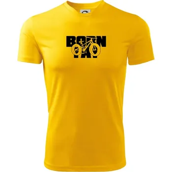 Chlapecké tričko Born fat - Dětské triko sportovní (dresovina) - 158 cm/12 let ( Žlutá )