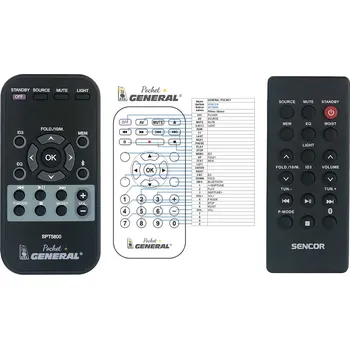 Dálkový ovladač SENCOR SPT5800 - dálkový ovladač duplikát