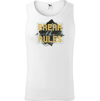Break the rules - Tílko pánské Core - L ( Bílá )