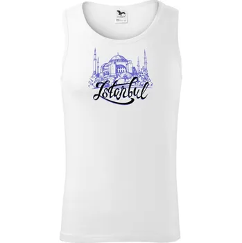 Istanbul Lettering - Tílko pánské Core - L ( Bílá )