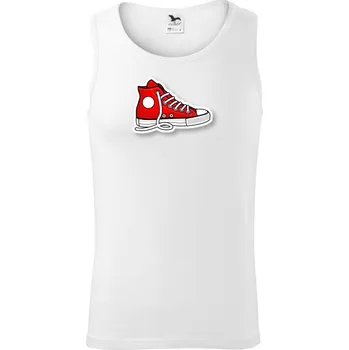 Neposedná teniska - Tílko pánské Core - M ( Bílá )