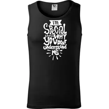 Pánské termoprádlo Im special thats why you dont understand me - Tílko pánské Core - S ( Černá )