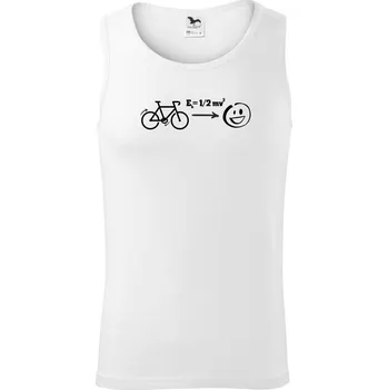 Kinetická energie kolo - Tílko pánské Core - 2XL ( Bílá )