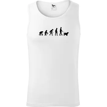 Evoluce pes kokršpaněl (muž-žena) - Tílko pánské Core - M ( Bílá )