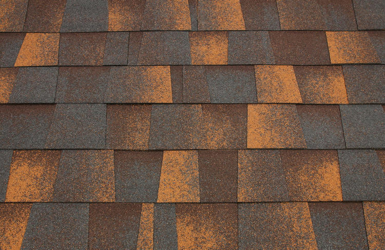 Asfaltový střešní šindel Katepal Mansion – měděný