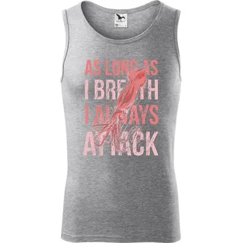 Squid attack - Tílko pánské Core - L ( Tmavě šedý melír )