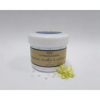 Pleťová maska Yasminka Liftingová maska s arganem, medem a zeleným jílem, 150g