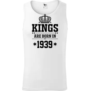 Kings are born in 1939 - Tílko pánské Core - 2XL ( Bílá )