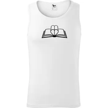 Kniha love - Tílko pánské Core - XL ( Bílá )