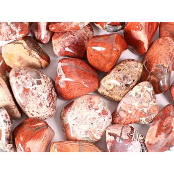 Drahý kámen Magieprirody.cz Tromlovaný kámen Jaspis Brekcie XXL velikost 40 - 50 mm - Brazílie #242 Množství: 1ks