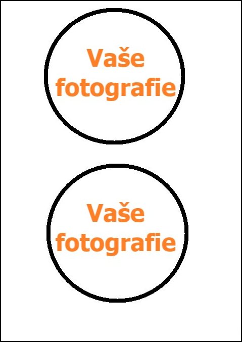 Tisk na jedlý papír - kruhové duo