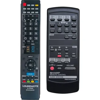 Dálkový ovladač SHARP RRMCG0180AWSA - dálkový ovladač duplikát
