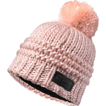 Čepice Atomic W ALPS POM BEANIE Pale Rose