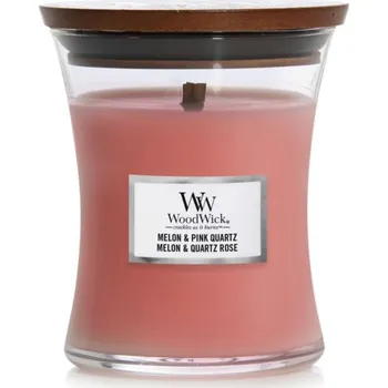 Svíčka WoodWick Melon & Pink Quartz