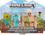 Mattel Minecraft Steve a Iron Golem