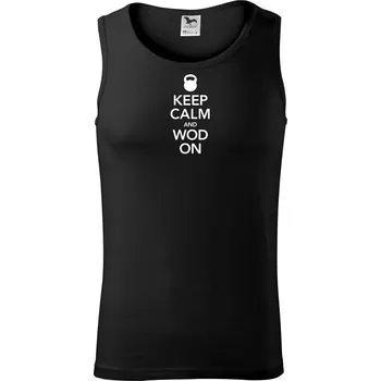 Keep calm and wod on - Tílko pánské Core - L ( Černá )