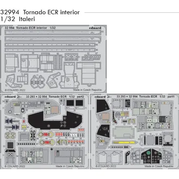 Plastikový model Eduard 1/32 Tornado ECR interior (ITALERI)