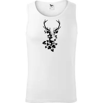 Pánské termoprádlo Jelen z listů - Tílko pánské Core - M ( Bílá )