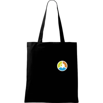 Asociace debatních klubů logo samostatné - Taška bavlněná - 42 x 38 cm ( Černá )