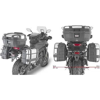 Nosič na motocykl a skútr Kappa KLO2159MK nosič bočních kufrů YAMAHA Tracer 9 (21)