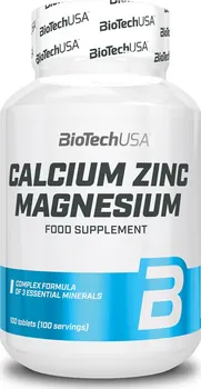BioTechUSA Calcium Zinc Magnesium 100 tbl.