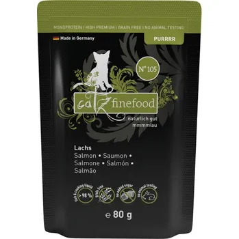 Krmivo pro kočku Catz Finefood Purrrr losos - kapsička pro kočky 85 g