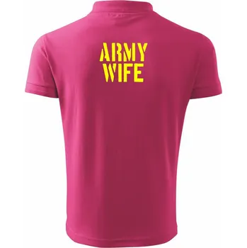 Pánská košile Army Wife - Polokošile pánská Pique Polo 203 - 2XL ( Purpurová )
