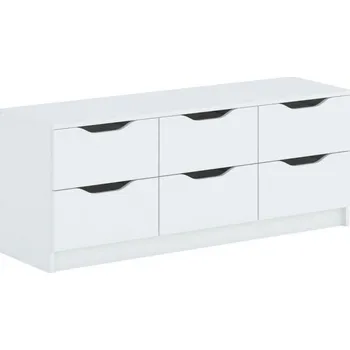 Komoda Casarredo Komoda KALISTA 6S bílá mat