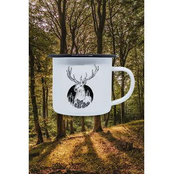 Termohrnek Plechový hrnek Jelen Hrnek: Kovový hrnek 300ml