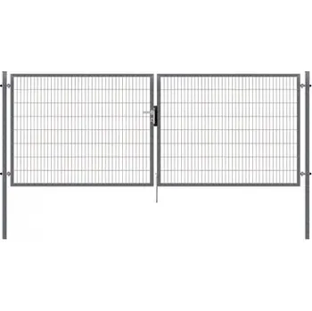 Plot PILECKÝ Dvoukřídlá zahradní brána PILOFOR SUPER pozinkovaná 4090 x 1580 mm FAB