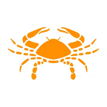 Samolepící dekorace Rak 004 (06 - oranžová) SAMOLEPKA NA AUTO, NÁLEPKA, FÓLIE, POLEP, TUNING, VLASTNÍ TEXT, TISK, AUTOSAMOLEPKY.cz, POLEPY, OBRÁZEK, LOGO, 3D STICKERS