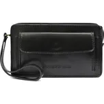 Černá kožená pánská dokladová taška / etue Gregorio 2123