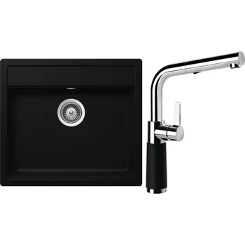 Granitový dřez Set Schock S10-7 (dřez Mono N-100 Puro + baterie SC-540.120 Puro)