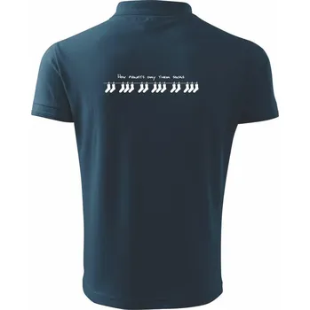Pánská košile How pianists dry their socks - Polokošile pánská Pique Polo 203 - 4XL ( Námořní modrá (velmi tmavá - téměř černá) )