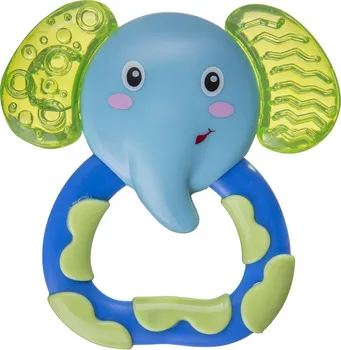 Akuku Kombinované kousátko 2v1 modrý slon