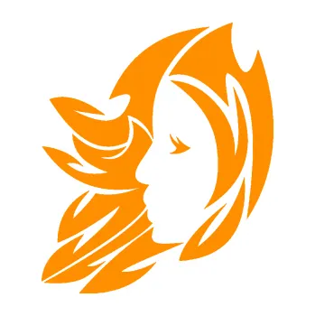 Samolepící dekorace SAMOLEPKA Panna 003 levá (06 - oranžová) NA AUTO, NÁLEPKA, FÓLIE, POLEP, TUNING, VLASTNÍ TEXT, TISK, AUTOSAMOLEPKY.cz, POLEPY, OBRÁZEK, LOGO, SAMOLEPKY