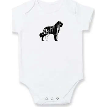 Kojenecký body Bernardýn - Body kojenecké s krátkým rukávem - Krátký r. do 3 měs ( Bílá )