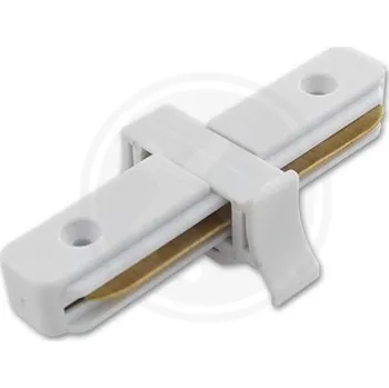Dekorativní svítidlo Reflektorová, systémová lišta - SPOJKA kolejnice bílá 1fázová (spojka pro systémový profil)
