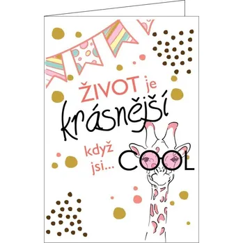 Blahopřání do obálky ŽIVOT JE KRÁSNĚJŠÍ... (BOB-2249)