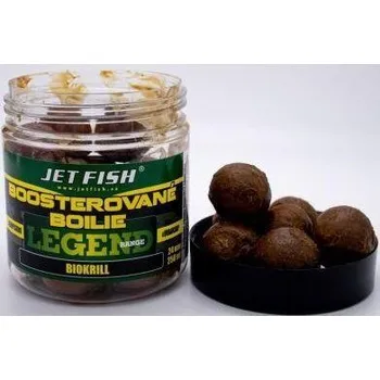 Nástraha Boosterované boilie Jet Fish Legend Range - 250ml - 24mm - Biokrill
