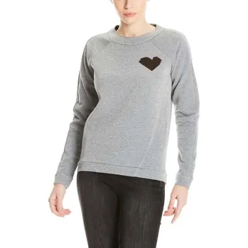 Pánská mikina BENCH mikina - Glitter Jumper With Badge Winter Grey Marl (MA1054) velikost: S