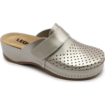 Dámská obuv Leon 2022 Dámská zdravotní kožená obuv uzavřená - Šampaň Velikost: 40