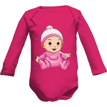 Kojenecký body Dětské body Long s potiskem body mimi dětské