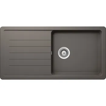 Granitový dřez Kuchyňský dřez Schock Toledo D-100L Silverstone, spodní montáž TOLD100LUSIL